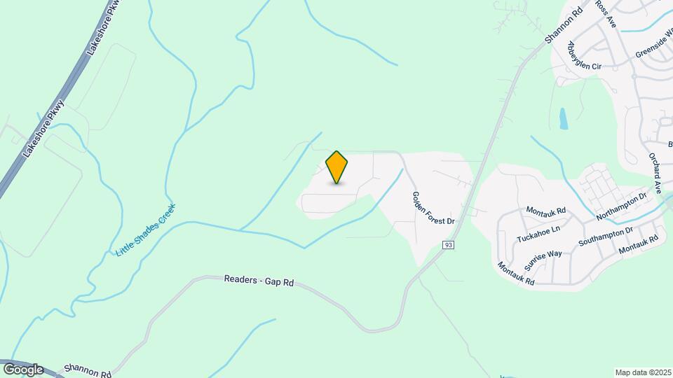 1287 Glenridge Ln Map and Location Details