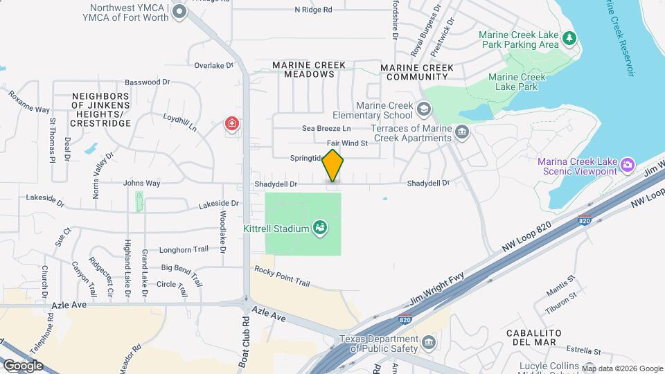 5807 Shadydell Dr Map and Location Details