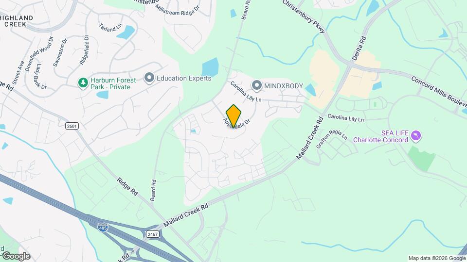 8534 Appledale Dr Mapa y Detalles de la Ubicación