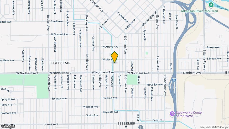 1216 Stone Ave Map and Location Details