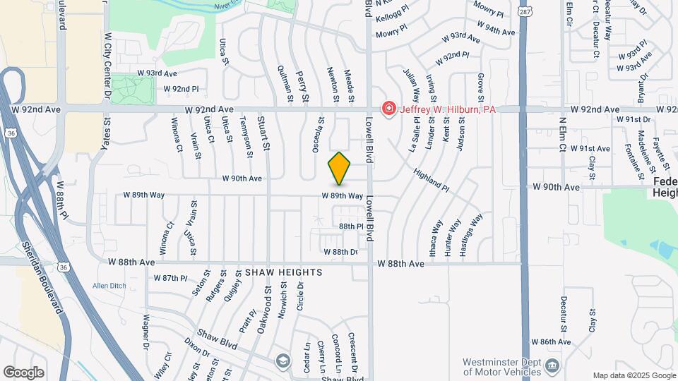 3753-3763 W 89th Way Map and Location Details