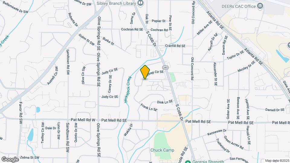 1856 Waldrep Cir SE Map and Location Details