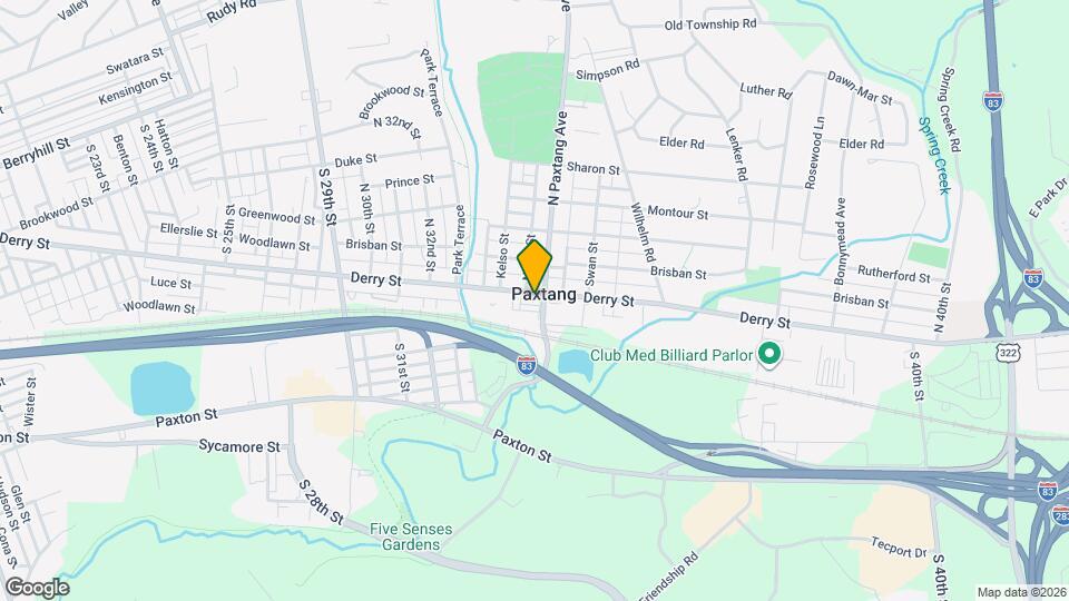 3443 Derry St Map and Location Details