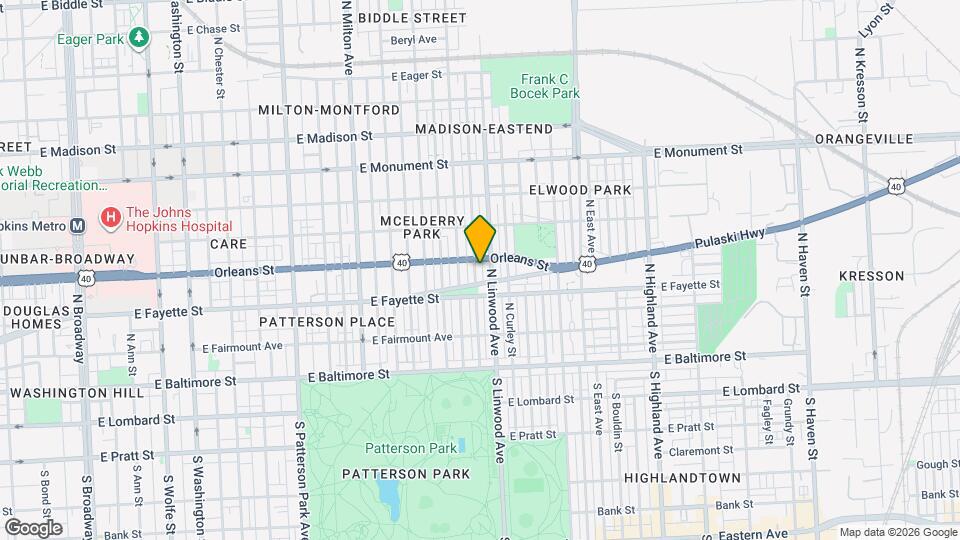 211 N Streeper St Map and Location Details