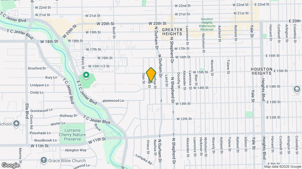 1414 Prince St Map and Location Details