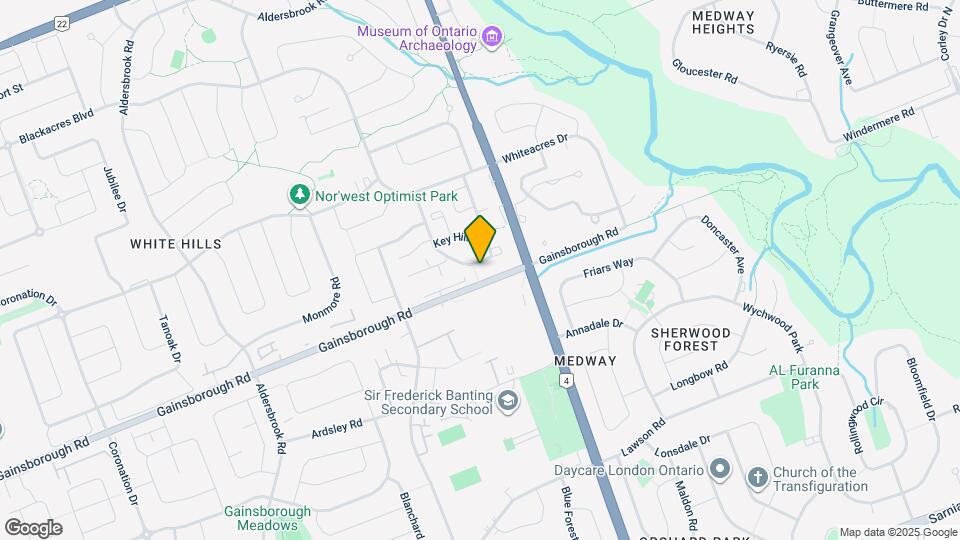 264 Homestead Crescent Map and Location Details