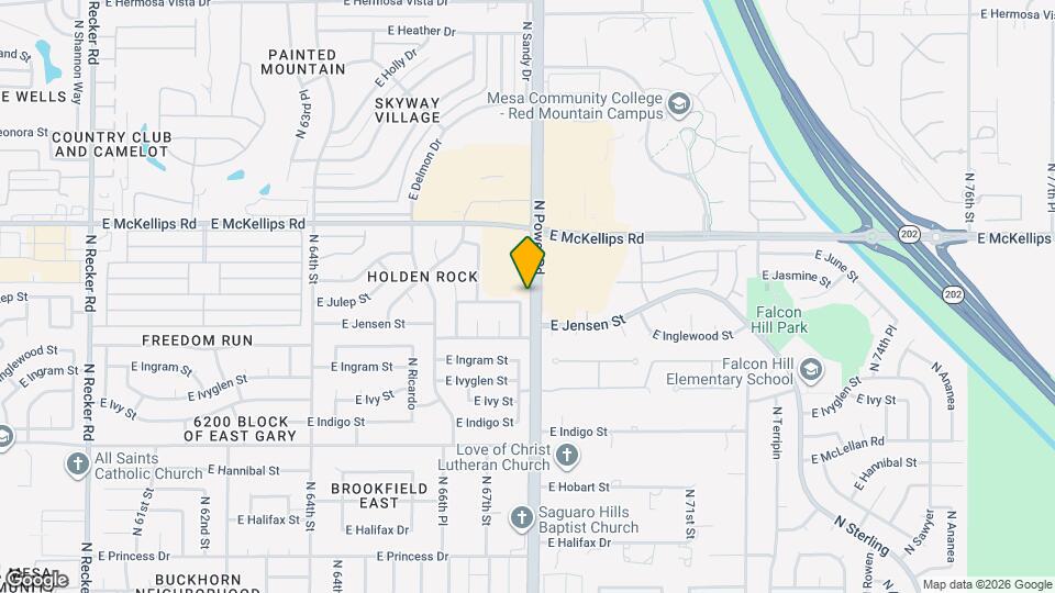 1843 N Silverado Map and Location Details