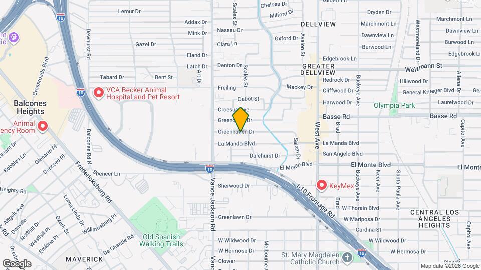 210 Greenhaven Dr Mapa y Detalles de la Ubicación