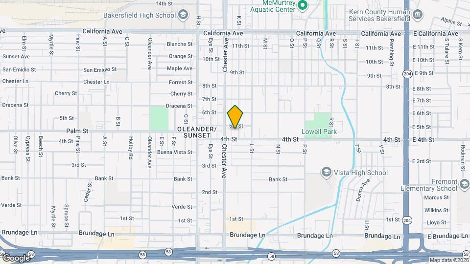 411 K St, Unit A Map and Location Details