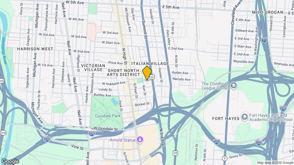 95 Hull Aly Map and Location Details