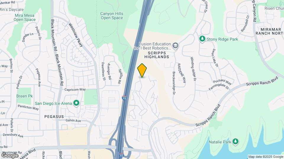 9960 Scripps Vista Way Map and Location Details