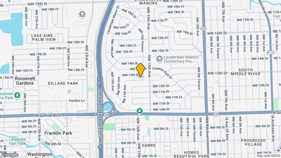 1531 NW 12th Ct Map and Location Details