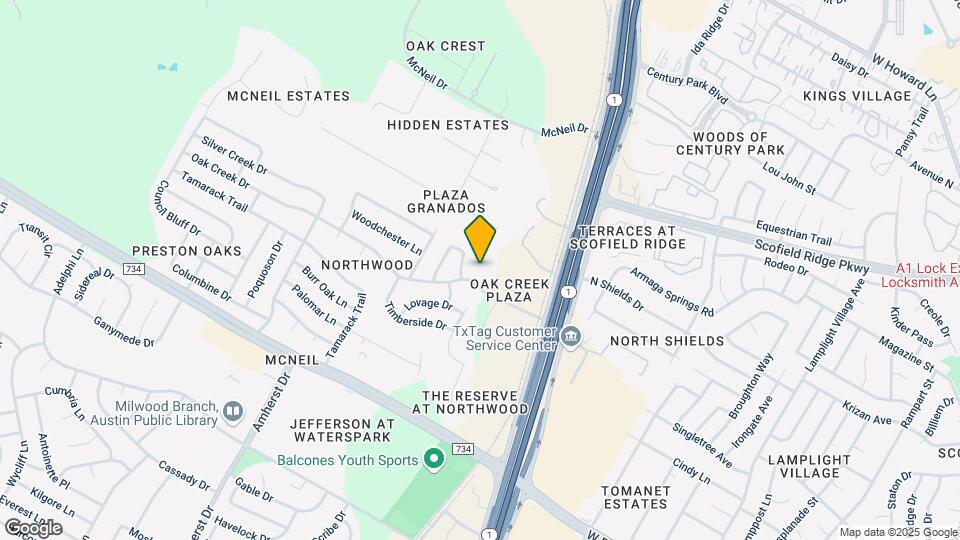 3300 Oak Creek Dr Map and Location Details