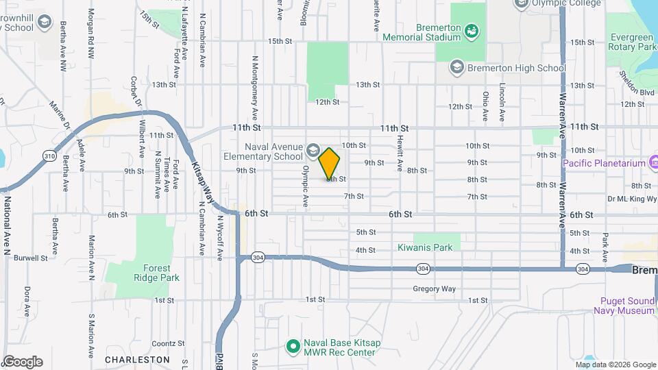 2123 8th St Map and Location Details