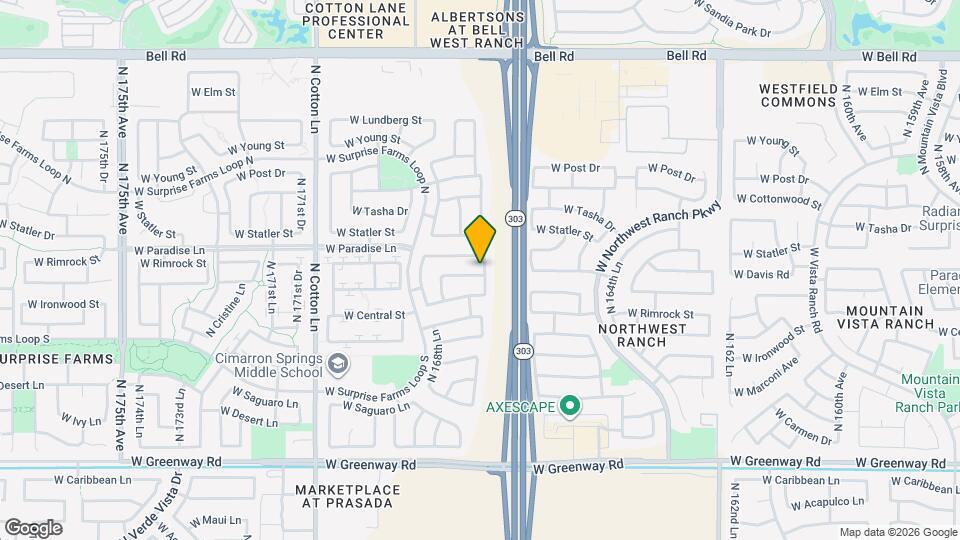 16812 W Marshall Ln Map and Location Details