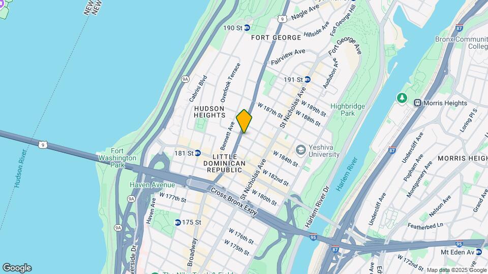 662 W 184th St Map and Location Details