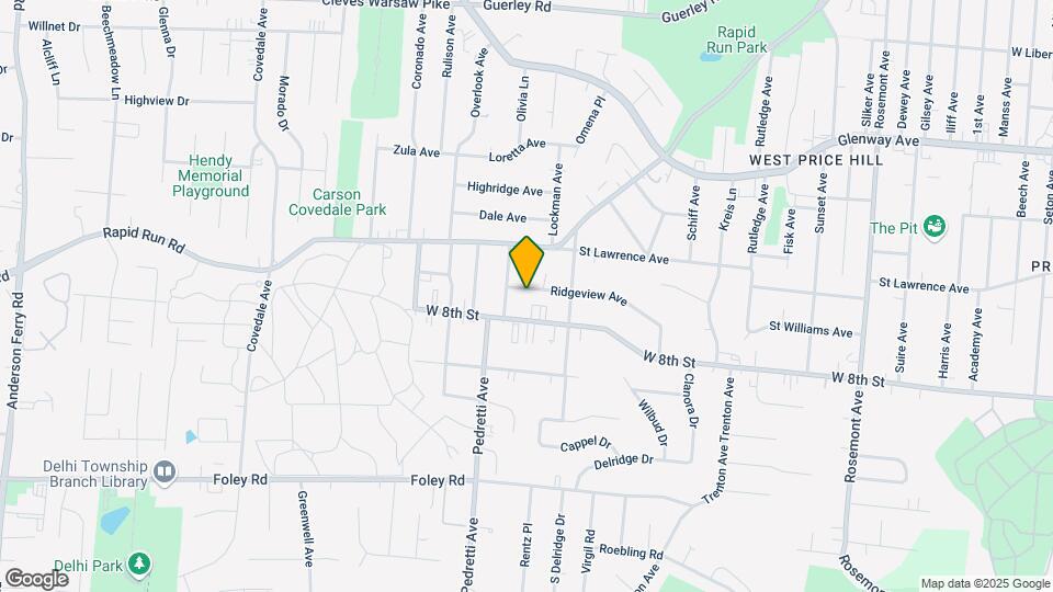 4441 Ridgeview Ave Map and Location Details