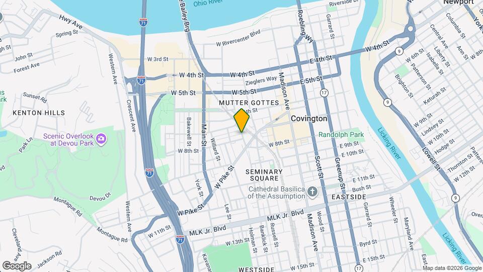721 Craig St Mapa y Detalles de la Ubicación