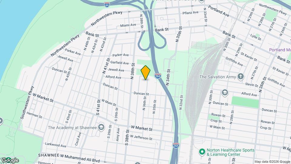 320 N 36th St Map and Location Details