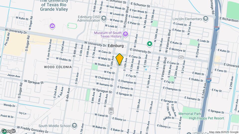 13 E Stubbs St Map and Location Details