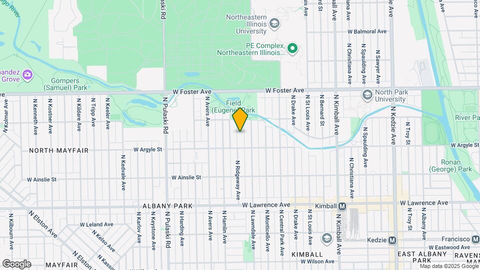 5027 N Ridgeway Ave Map and Location Details