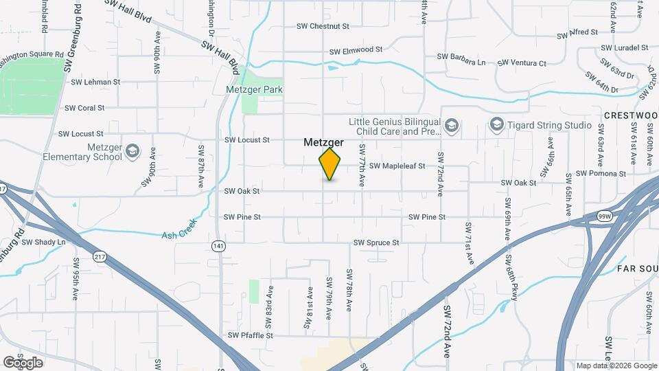 10440 SW 80th Ave Map and Location Details