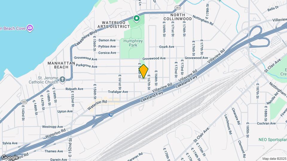16413 Arcade Rd Map and Location Details