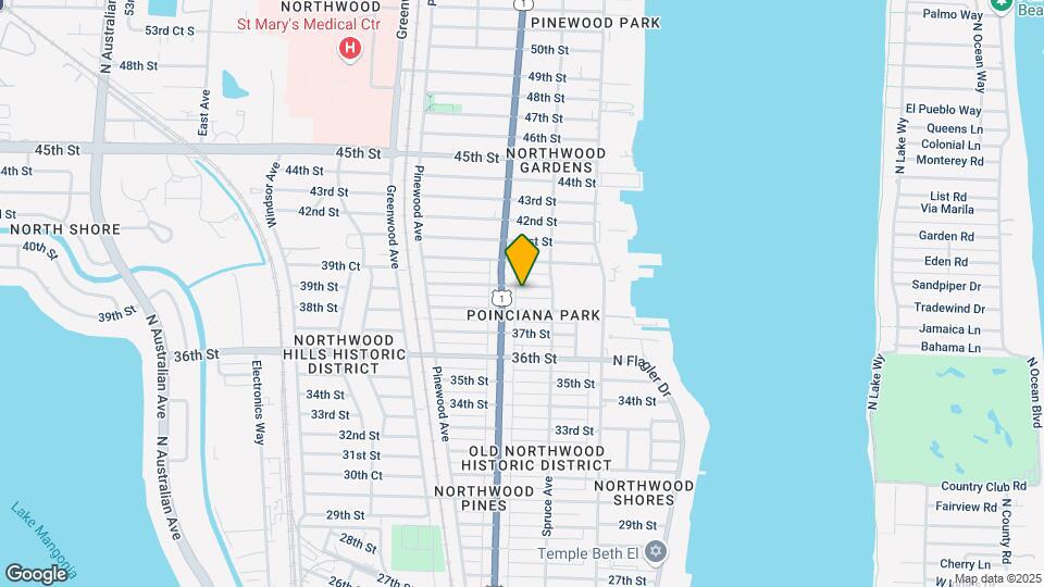 530 39th St, Unit 530 39 St rear unit Map and Location Details