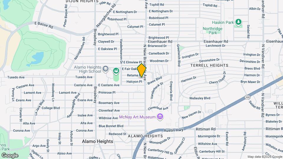 275 Halcyon Pl Map and Location Details