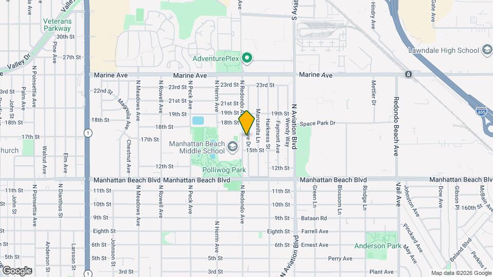 1605 Lynngrove Dr Map and Location Details