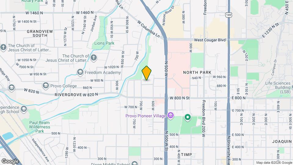 668 W 890 N St, Unit 1 Map and Location Details