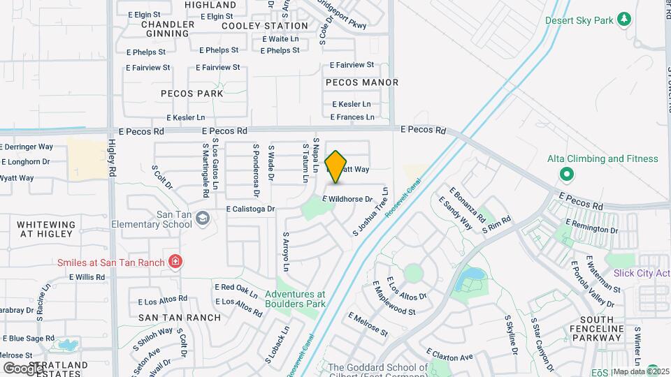 3843 E Remington Dr Mapa y Detalles de la Ubicación