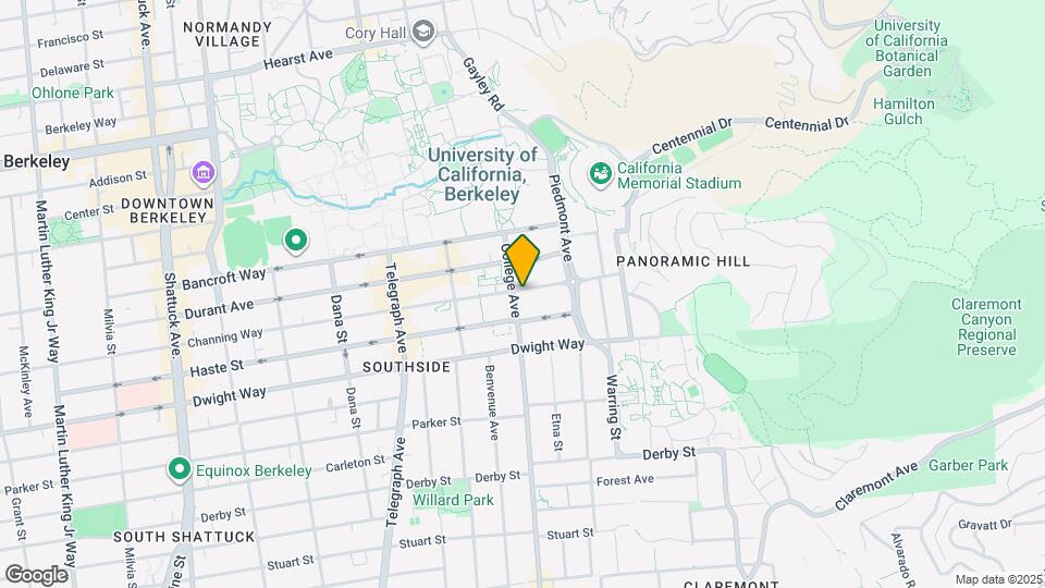 2704 Channing Way Map and Location Details