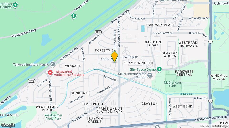 3622 Fiddlers Green Dr Map and Location Details