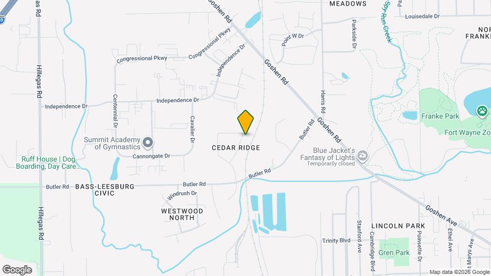 3314 Foxcroft Dr Map and Location Details