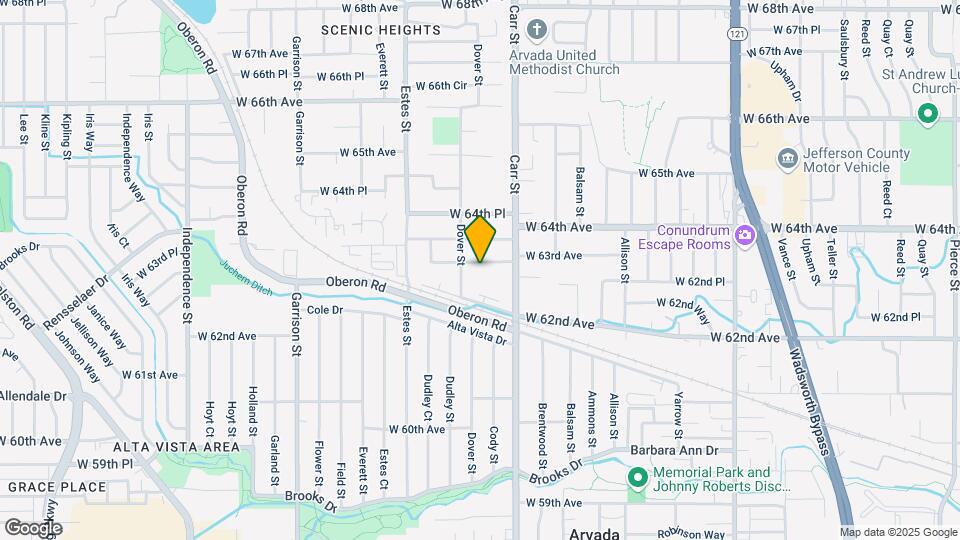8528 W 62nd Pl Map and Location Details