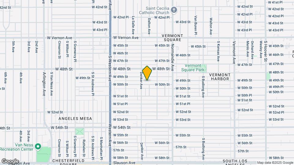1507 W 50th St Map and Location Details