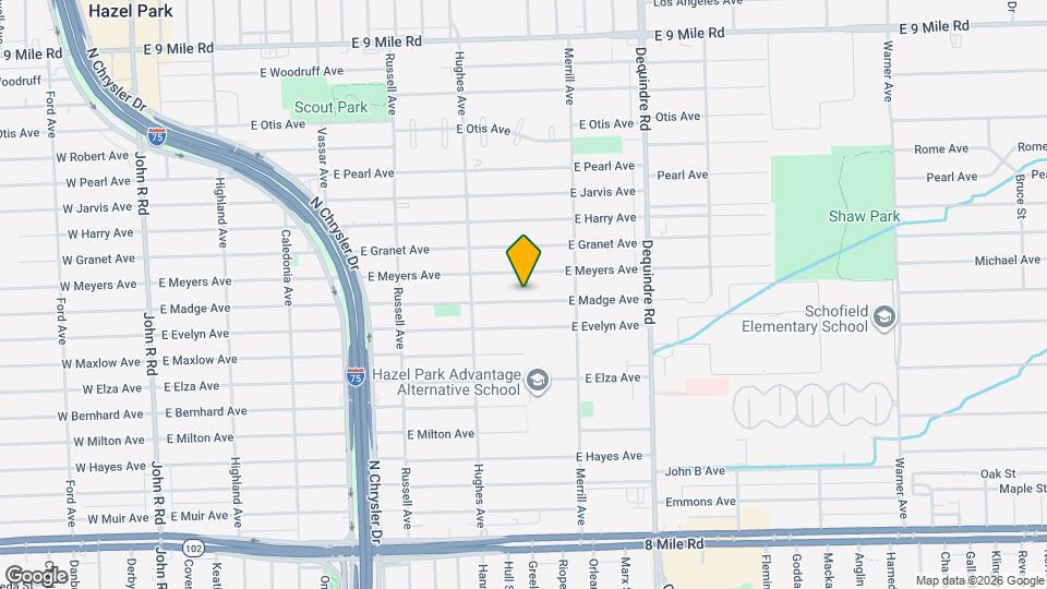 1523 E Madge Ave Map and Location Details