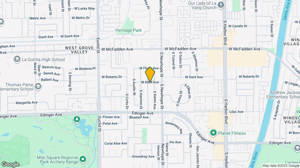 1005 S Virlee St Map and Location Details