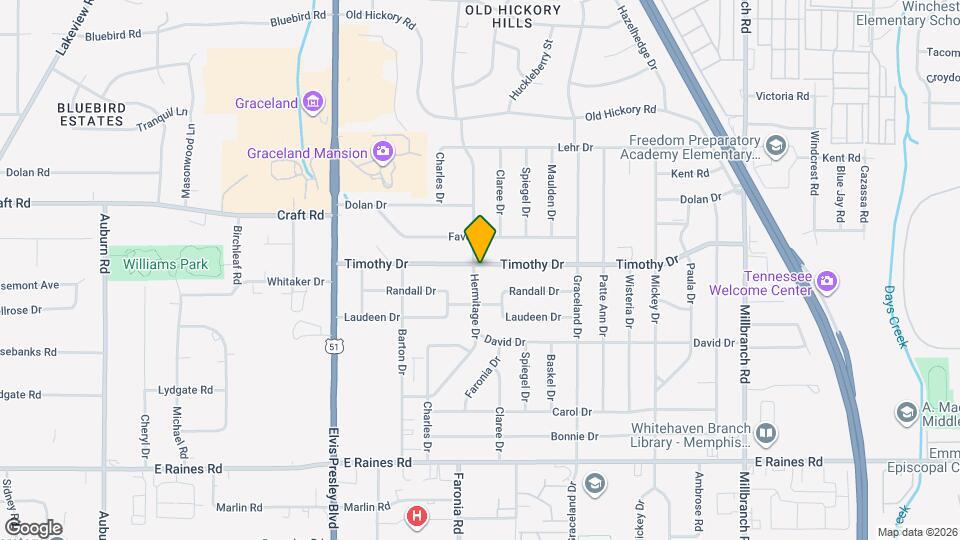 3900 Hermitage Dr Mapa y Detalles de la Ubicación