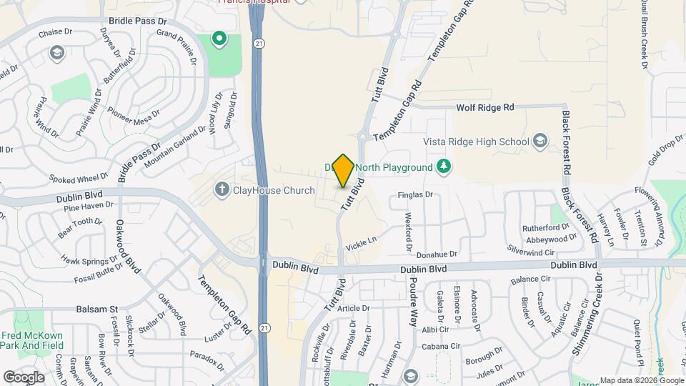 6039 Abbey Hill Ln Map and Location Details