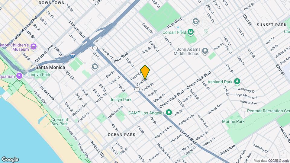 2318 10th St, Unit 1 Map and Location Details