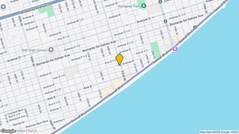 3307 Avenue R Mapa y Detalles de la Ubicación