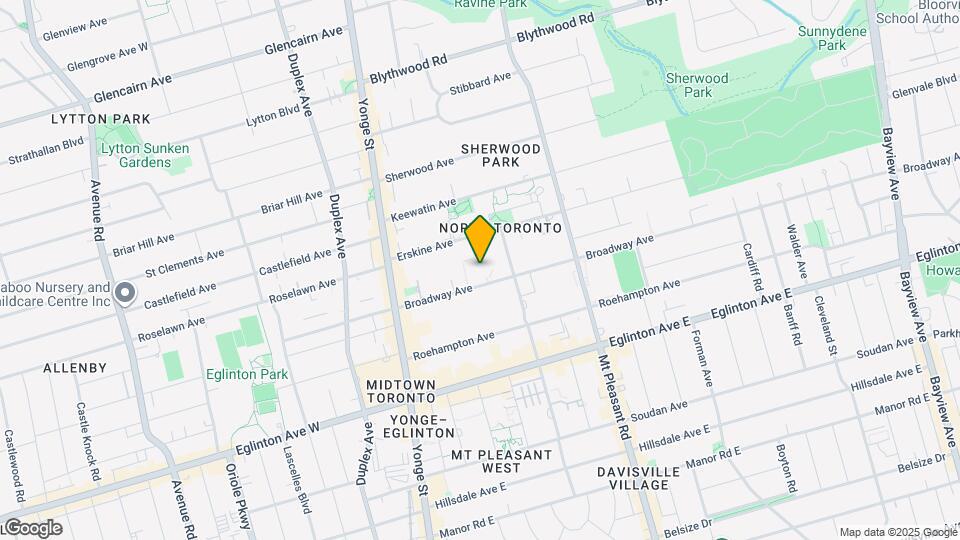 Algonquin Apartments Map and Location Details