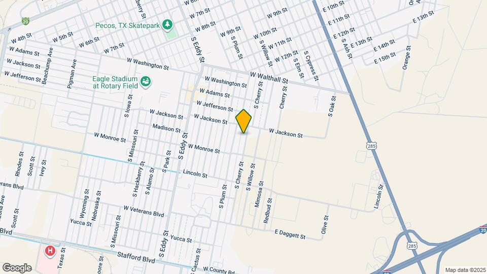 1508 S Cherry St Map and Location Details