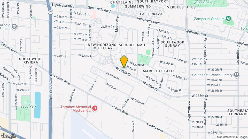 2923 W 235th St Map and Location Details