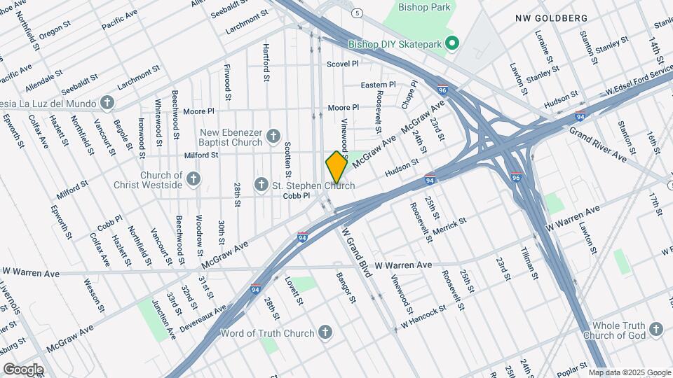 McGraw/Boulevard Lawn Apartments Map and Location Details