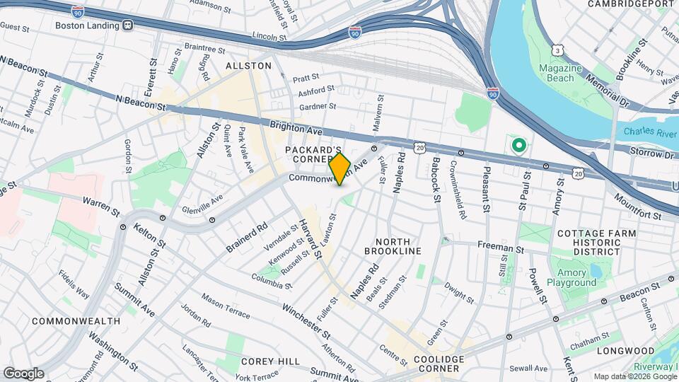 1156 Commonwealth Ave, Unit 34 Mapa y Detalles de la Ubicación