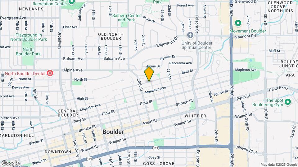 2050 Bluff St Mapa y Detalles de la Ubicación