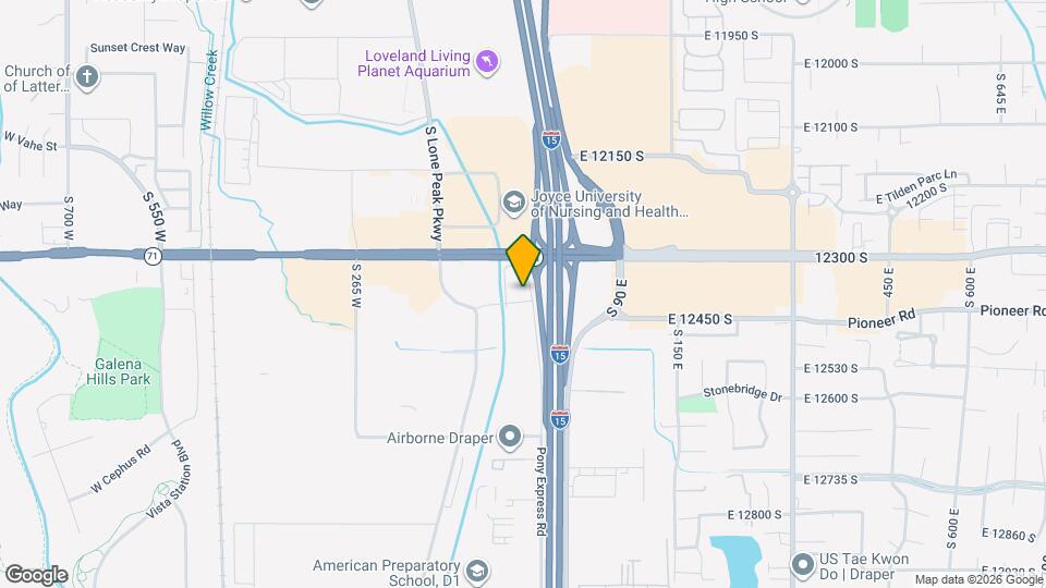 Skyline Peaks Mapa y Detalles de la Ubicación